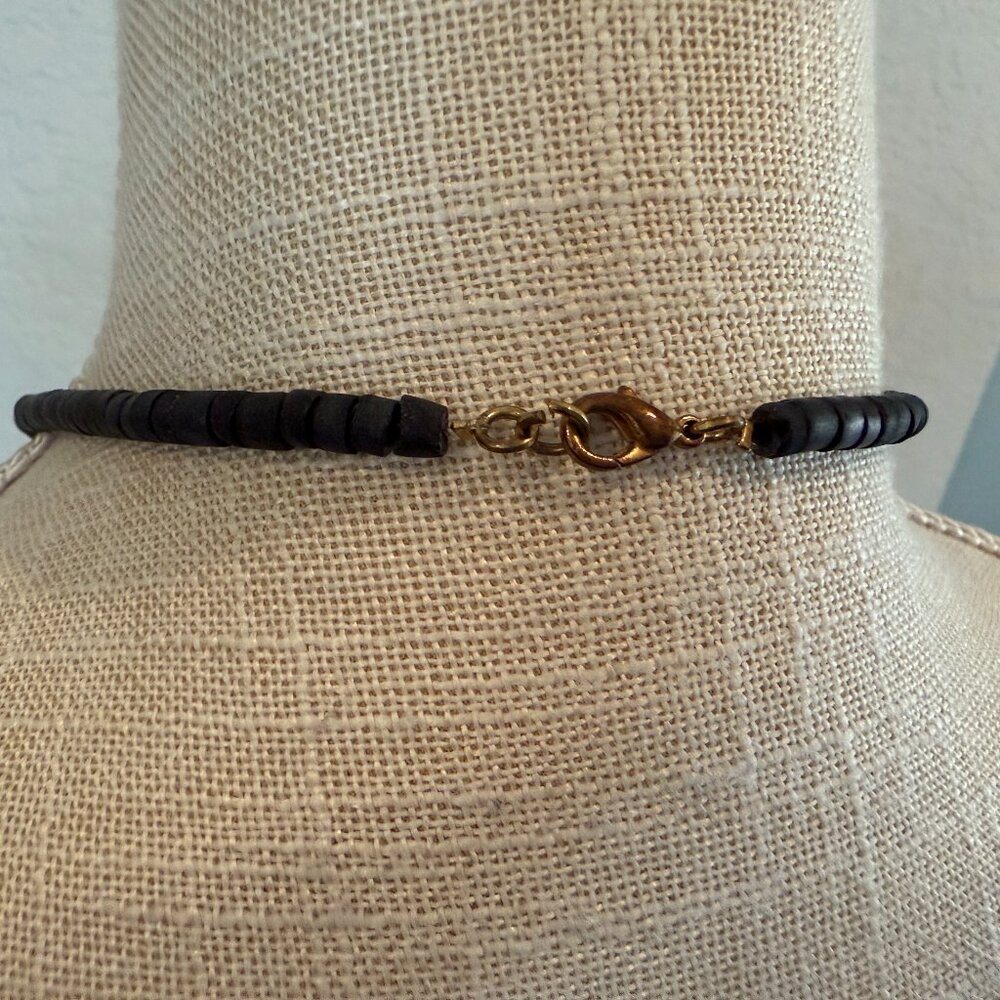 Vintage Tribal Beaded and Stone Necklace - Picture 8 of 13